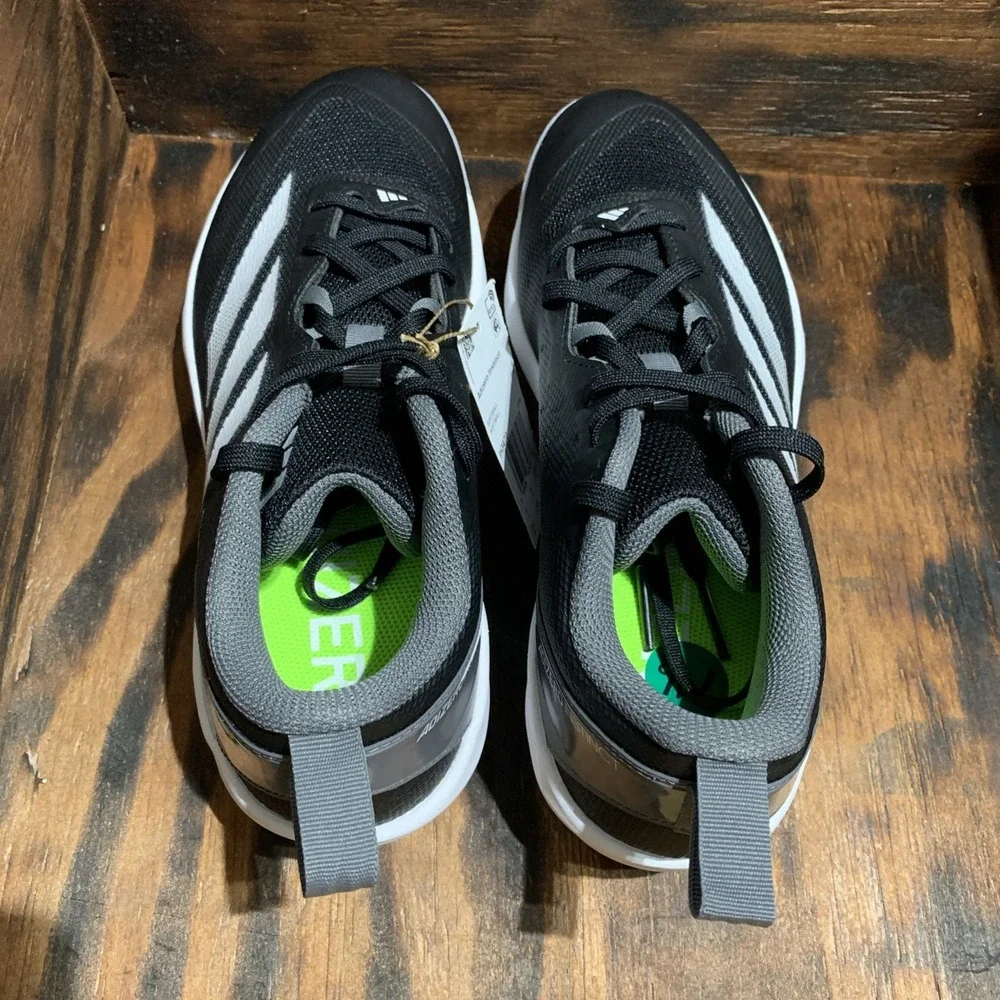 Adidas Adizero Instinct Softball Cleats Womens Sz 9.5 Black White Shoes IH3470‎